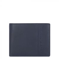 Portafoglio Piquadro Uomo in Pelle PU4518S118R/BLU - PU4518S118R/BLU